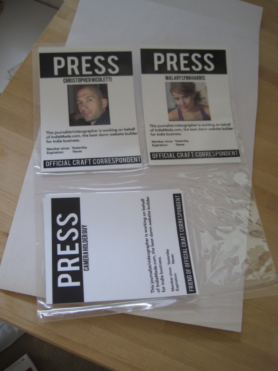 How to Make a Press Badge: Be a Renegade! | IndieMade